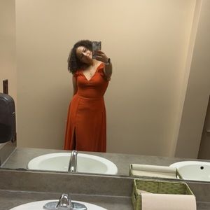 Azazie Dress, A10,paprika